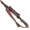 Allen Co Heritage Western Scallop Leather Rifle Sling, Brown 8508 - alternate 8